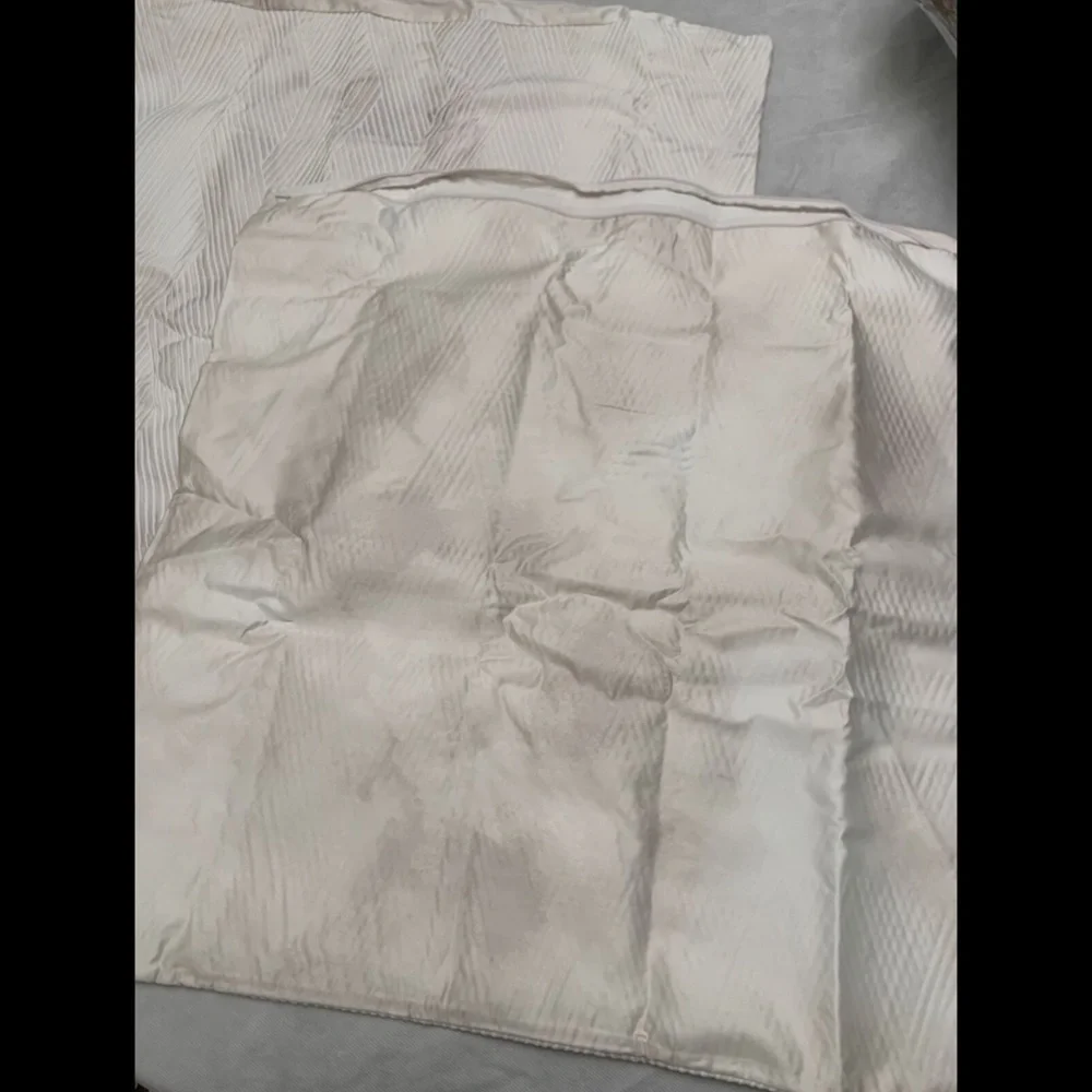 NIB Hotel Collection Lateral Cotton (2) Euro European Pillow Sham‎